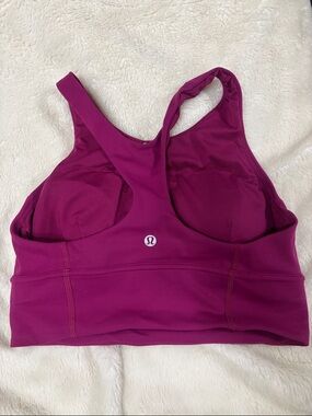 lululemon athletica Deep Plum Racerback Sports Bra